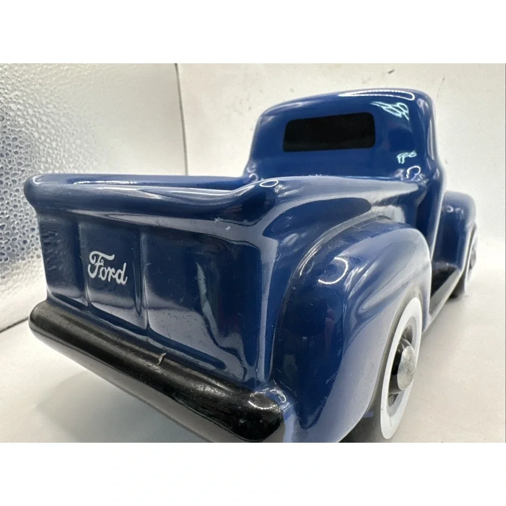 Teleflora Gifts Ford F1 Truck Planter Blue